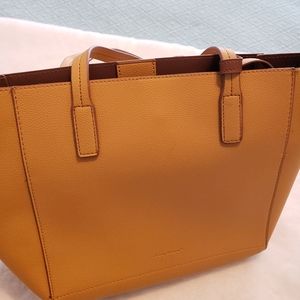 Tommy Bahama mustard tote